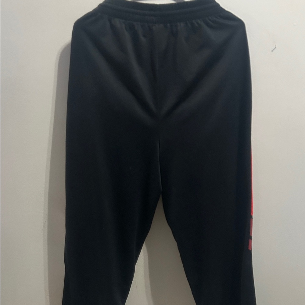 Tek Gear Black Joggers with Red Accents - Picture 8 of 9